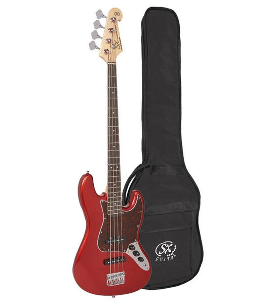 SX BD1/CAR J-style electric bass guitar, incl. gigbag