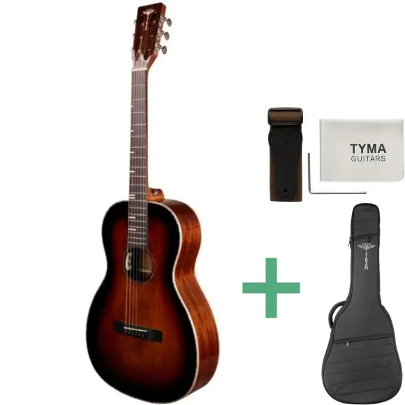 TYMA P18E BRS western akustisk guitar
