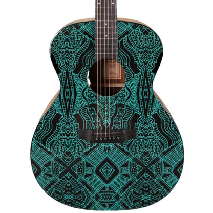 Tyma V-3E MAZE western guitar western guitar Inkl. kraftig transporttaske og rem