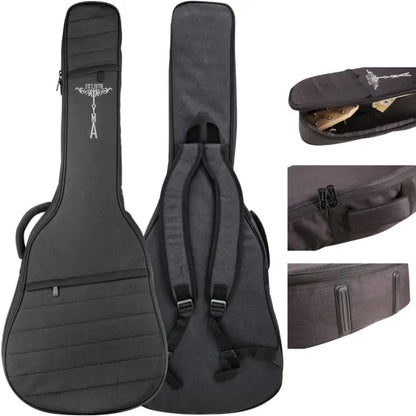 Tyma D-3CE RS Western Guitar inkl. taske & rem (vælg farve)