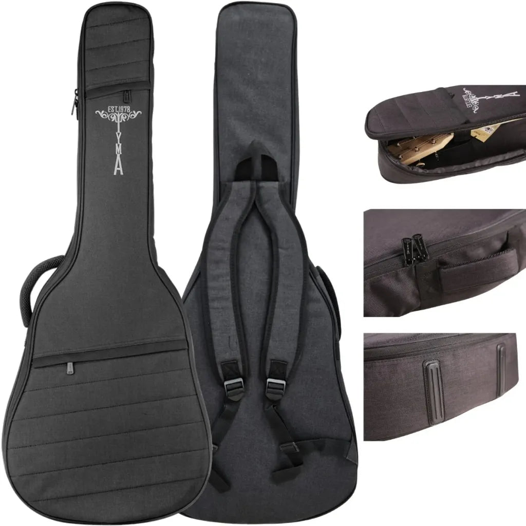 Tyma V-3E MAZE western guitar western guitar Inkl. kraftig transporttaske og rem